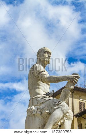 Monument Of Giovanni Delle Bande Nere In Florence
