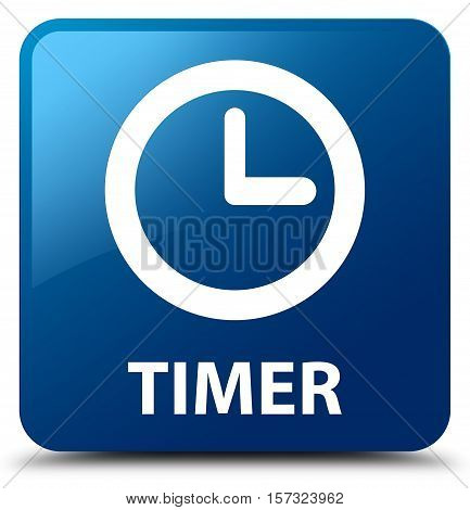 Timer (clock icon) on blue square button