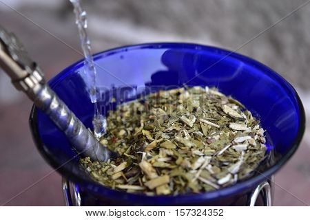 MATE ARGENTINA URUGUAY AND PARAGUAY TRADITIONAL BEVERAGE