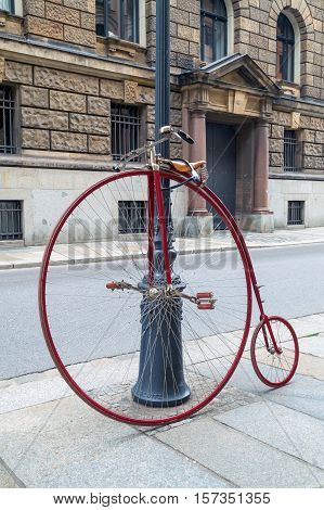 Old High Wheeler Bicycle