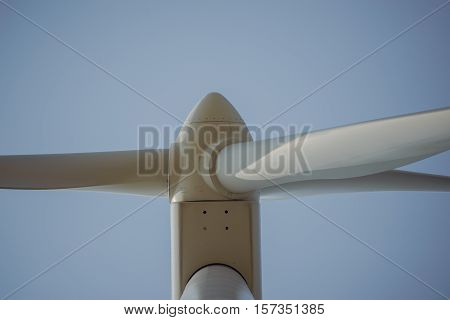 Windturbine At Sunny Day
