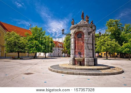 Town of Karlovac landmarks view northern Croatia