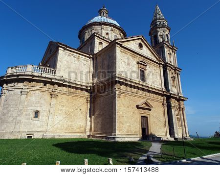 The Sanctuary Of The Madonna Di San Biagio Montepulciano TuscanyItaly
