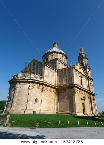 The Sanctuary Of The Madonna Di San Biagio Montepulciano TuscanyItaly