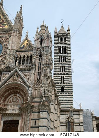 The Duomo of Siena in tuscany, Italy