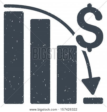 Epic Fail Trend grainy textured icon for overlay watermark stamps. Flat symbol with unclean texture. Dotted vector smooth blue ink rubber seal stamp with grunge design on a white background.