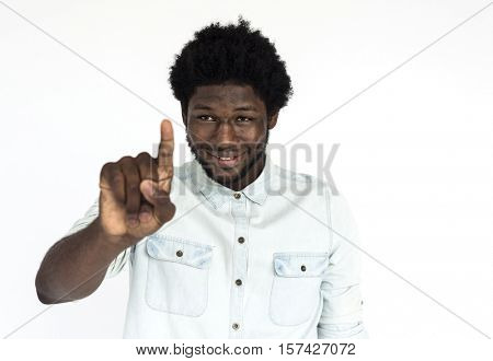 African Man Smiling Happiness Portrait Concept