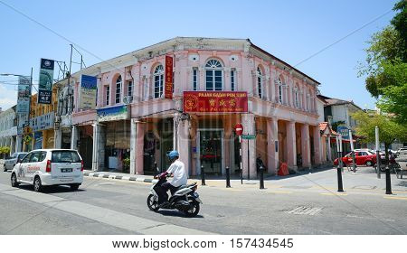 Streets In Historical Georgetown, Malaysia