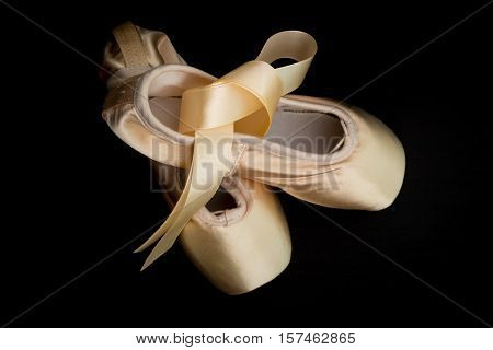 Pointe Shoes On The Background Tutu