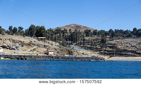 Amantani Island (Isla Amantani) of Lake Titicaca, Peru