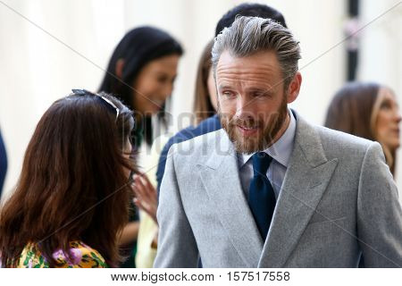 NEW YORK-MAY 5: Alasdhair Willis attends the ribbon cutting ceremony for the Anna Wintour Costume Center Grand Opening at the Metropolitan Museum of Art on May 5, 2014 in New York City.
