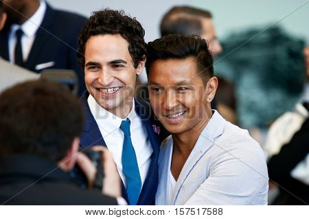 NEW YORK-MAY 5: Zac Posen (L) and Prabal Gurung attend the ribbon cutting ceremony for the Anna Wintour Costume Center Grand Opening at the Metropolitan Museum of Art on May 5, 2014 in New York City.