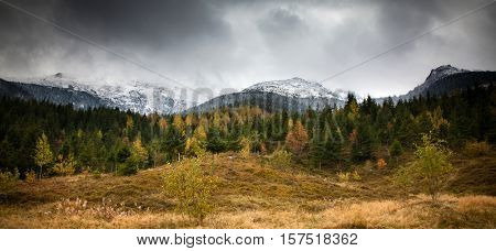 Rodna Mountains in early winter, Transylvania - Romania