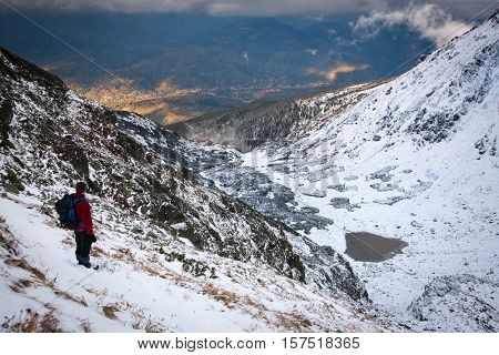 Rodna Mountains in early winter, Transylvania - Romania