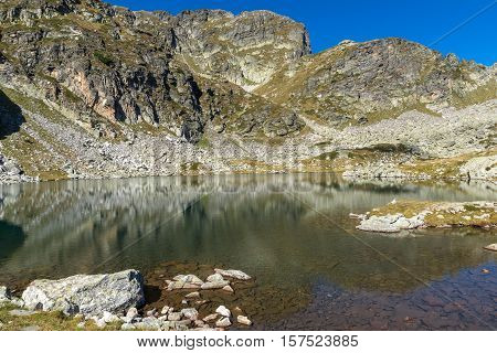 Landscape of Elenski lakes and Malyovitsa peak, Rila Mountain, Bulgaria