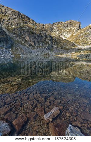 Clear Sky Elenski lakes and Malyovitsa peak, Rila Mountain, Bulgaria