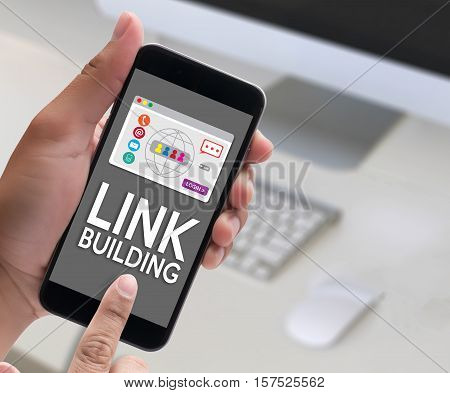 Link Building Connect Link Communication Contact Network
