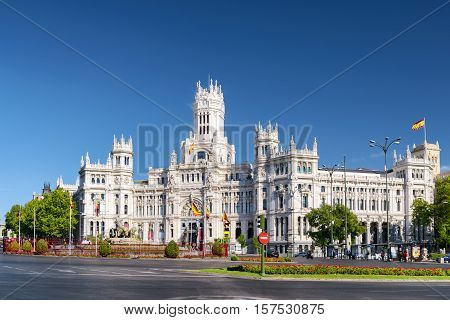 The Cybele Palace (palace Of Communication), Madrid, Spain