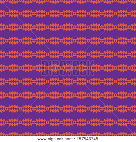 Strip of lozenges seamless pattern. Fashion graphic background design. Modern stylish abstract texture. Color template for prints textiles wrapping wallpaper website. Stock VECTOR illustration
