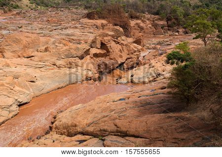 Rapids In The Betsiboka River Madagascar