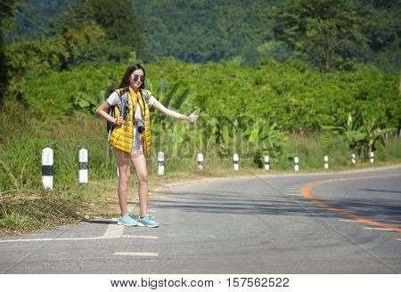 Adventure Travel young people in the country.