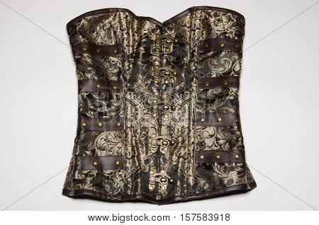 Photo of beautiful steampunk corset for woman