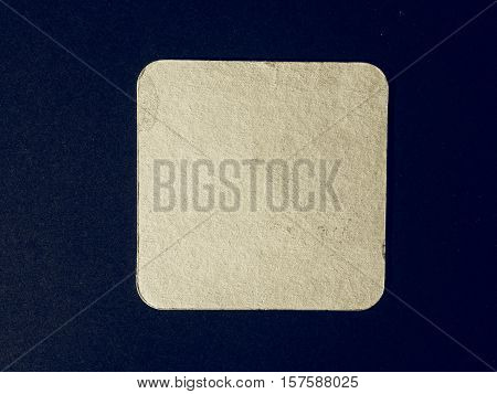 Vintage Looking Beermat Drink Coaster