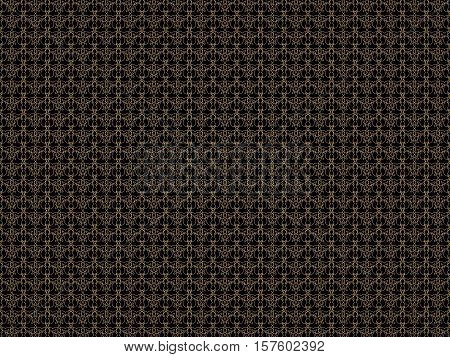 Abstract graphic background texture with gold pattern. Digital illustration. 3d render