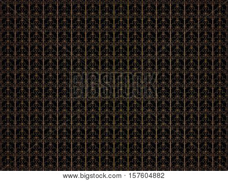 Abstract graphic background texture with yellow pattern. Digital illustration. 3d render