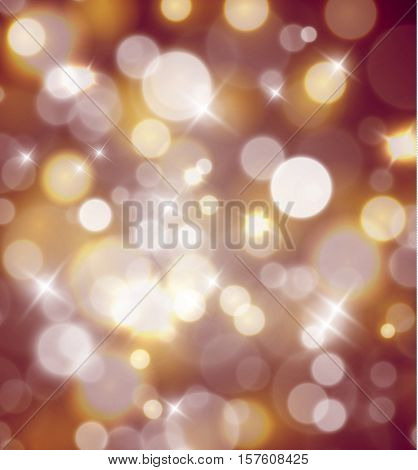 Magical background with night bokeh for holiday