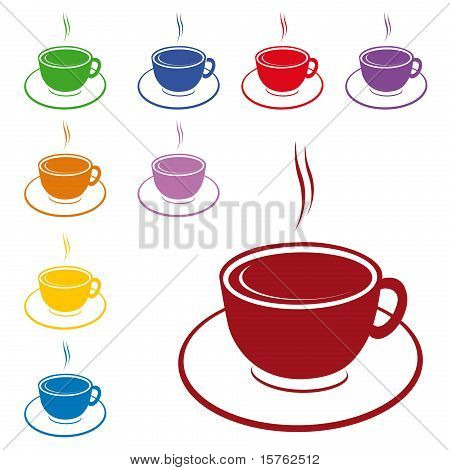 Cups of coffee