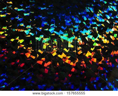 A light refraction background full of colors