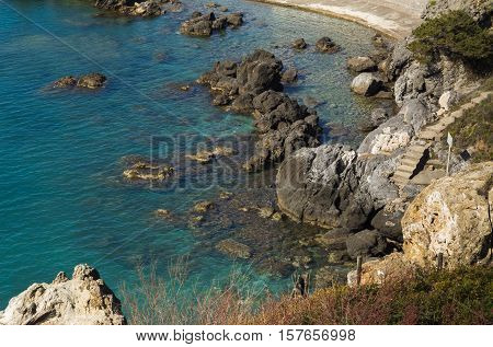 Little bay in the tyrrhenian sea, Tuscany