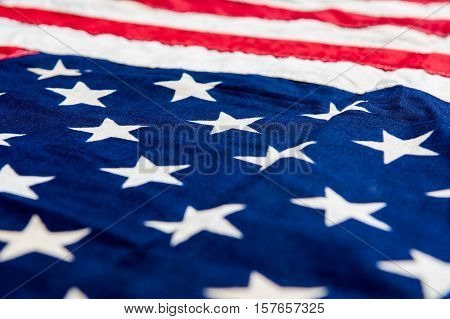 USA flag background, close up detail image