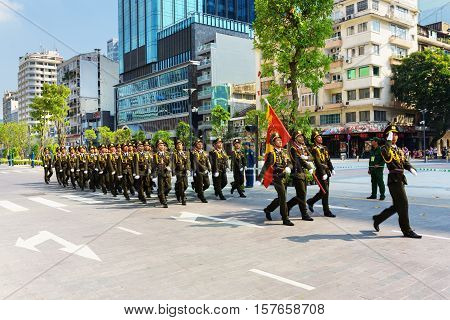 Military Parade In Ho Chi Minh City