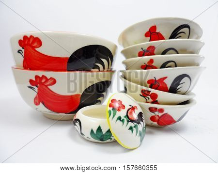Porcelain are printed the most popular patterns