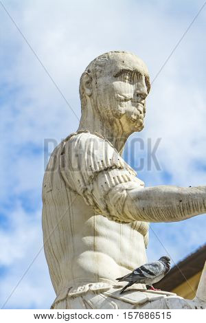 Monument Of Giovanni Delle Bande Nere In Florence