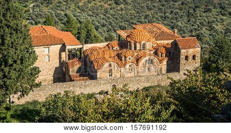 Ruins Of The Byzantine Castle Town Of Mystras
