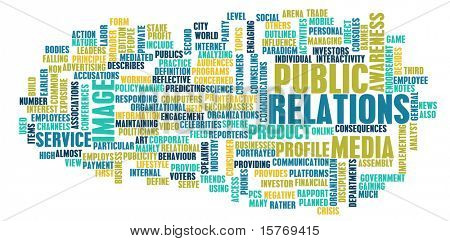 Concept de Relations publiques dans le secteur de PR