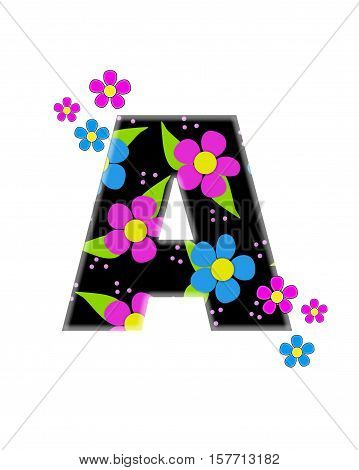 Alphabet Flower Topia A