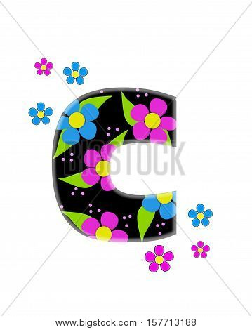 Alphabet Flower Topia C