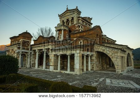 Church At Ancient Mantineia, Arcadia, Peloponnese, Greece