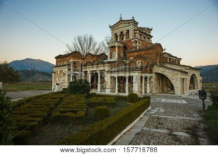 Church At Ancient Mantineia, Arcadia, Peloponnese, Greece