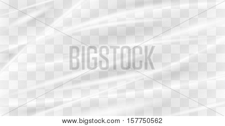 a real transparent plastic wrap texture background