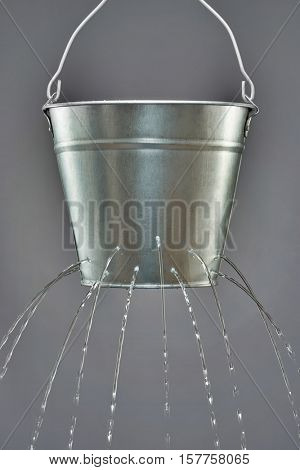 Water leaking from bucket