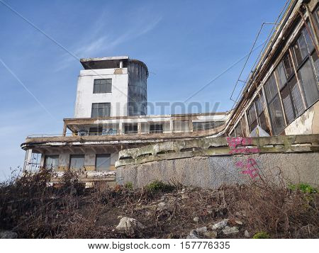Ruin Of A Former Famous Barandov Terasy In Prague