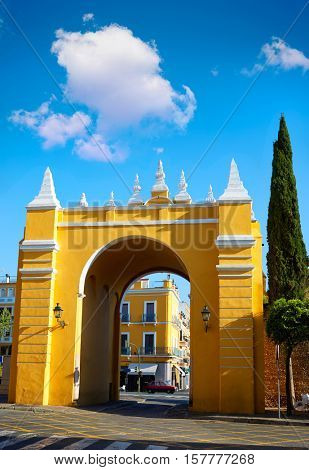 Seville Puerta de la Macarena Arch door in Sevilla Andalusia Spain