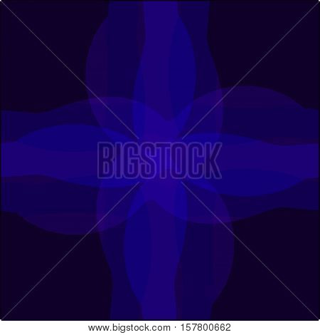 Abstract deep blue wavy background. Element for design.