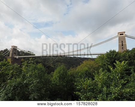 Clifton Suspension Bridge In Bristol
