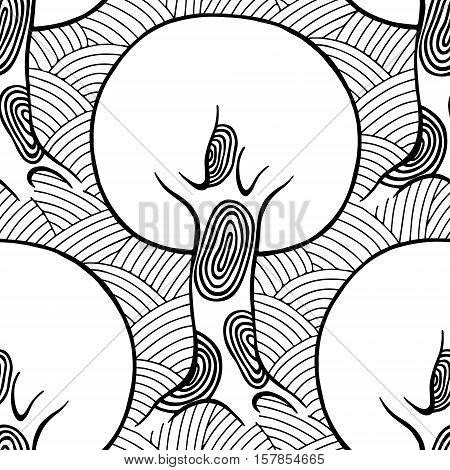 Vector Seamless Pattern, Graphic Illustration